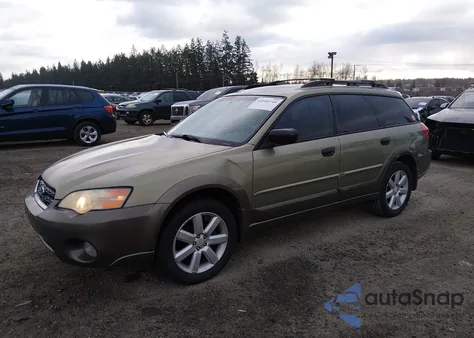 2006 Subaru Outback 2.5I из США, поврежденный, VIN 4S4BP61C067333441